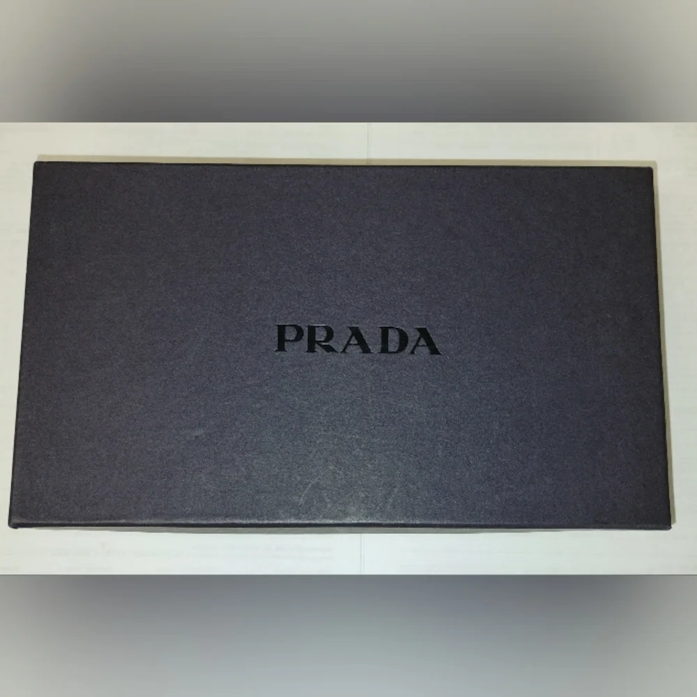 EUC Prada Long Wallet Box - Ribbons & Tissue Paper - Picture 1 of 4
